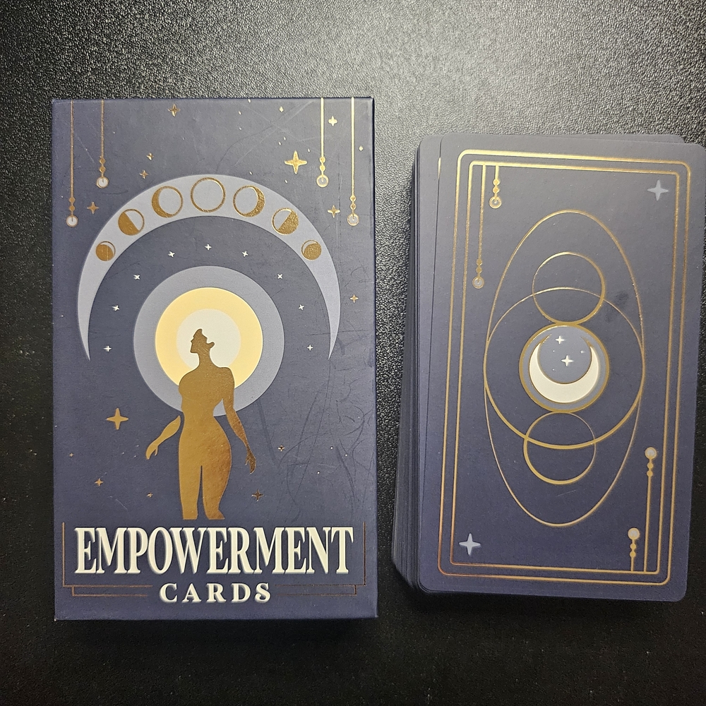 Purple Canyon Empowerment Cards Tarot Gold Foil Accents